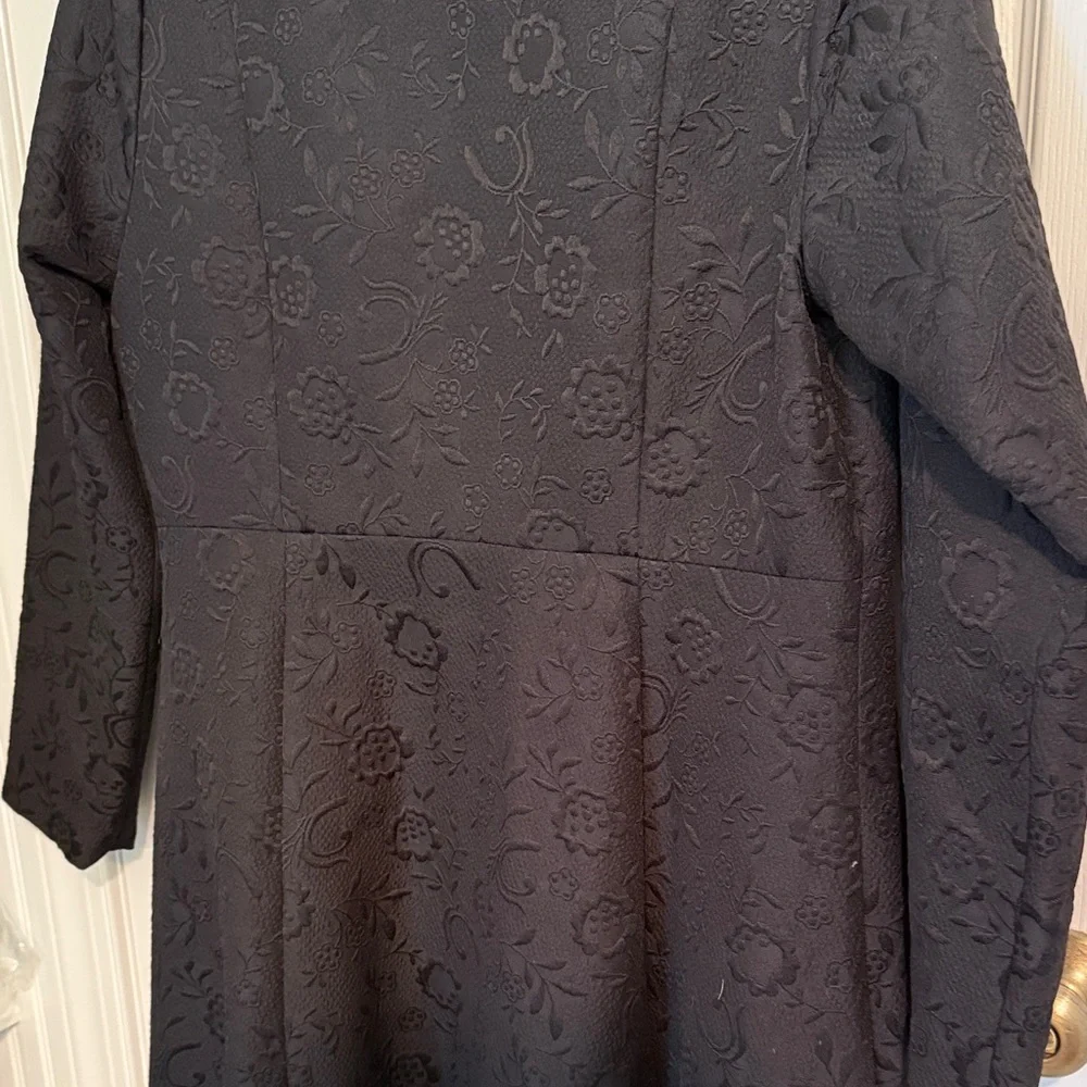 Torrid Black Floral Patterned Coat - Picture 7 of 10